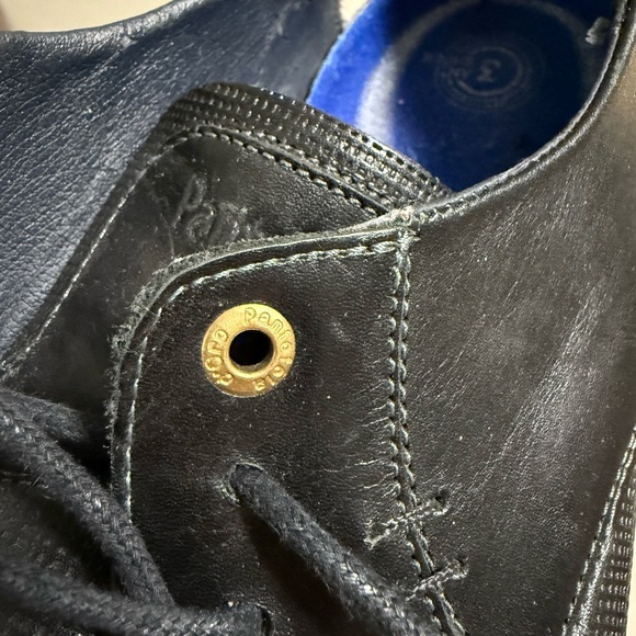 Pantofola D'oro Black Textured Oxfords - Picture 2 of 4